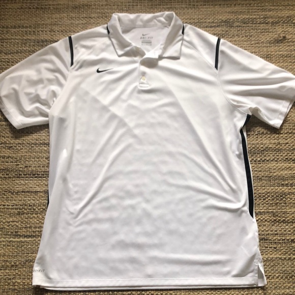 Men’s Nike Dri fit white polo - Picture 1 of 3